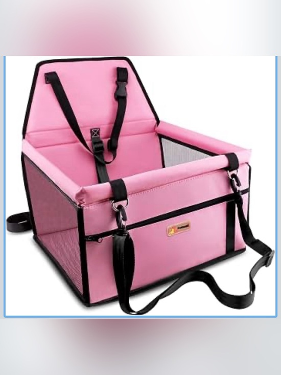Petbobi Other - Pink Petbobi Pet Booster Car Seat for Pets Up To 15lbs